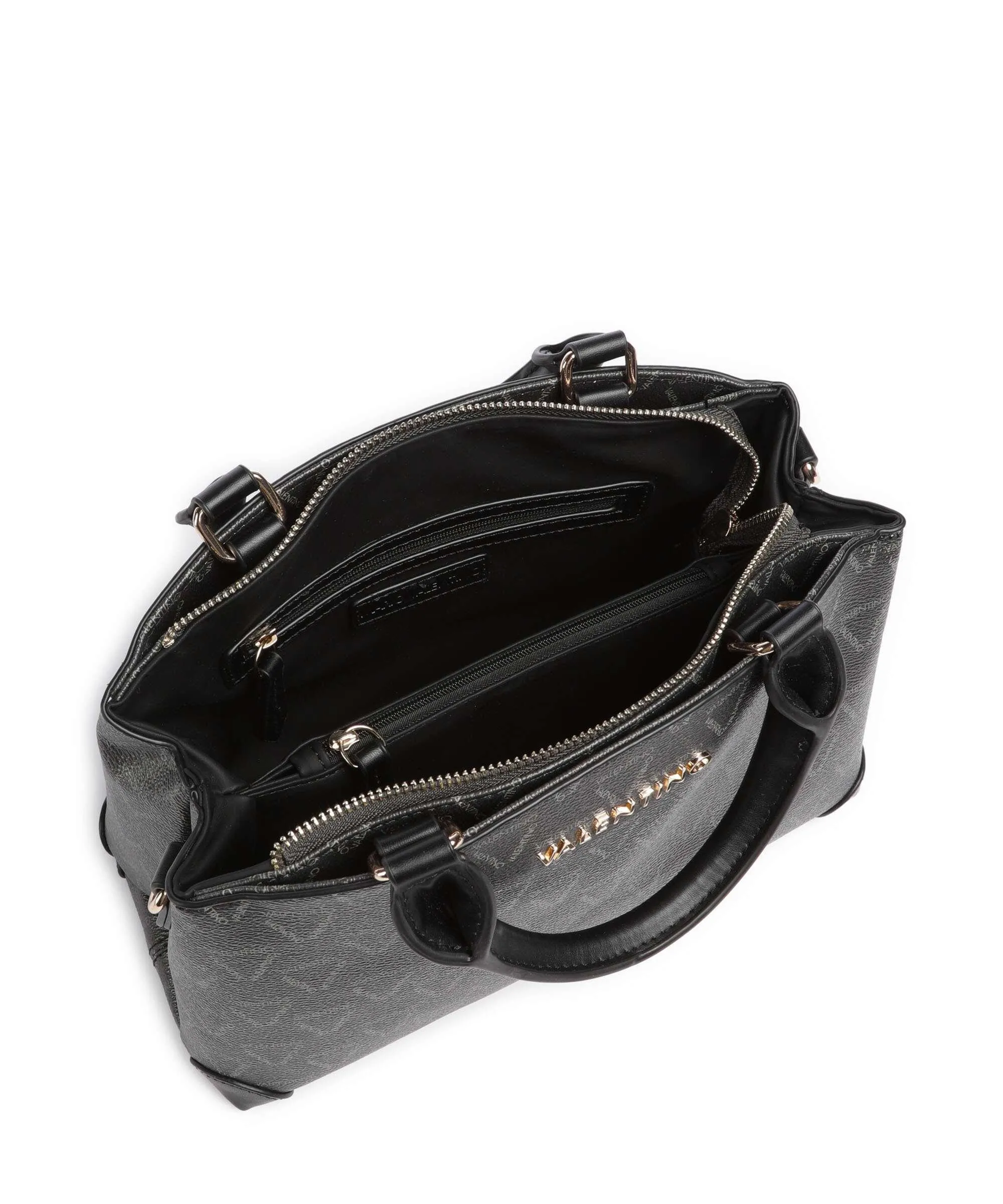 Valentino Bags Lady Re Borsa a mano pelle sintetica nero  