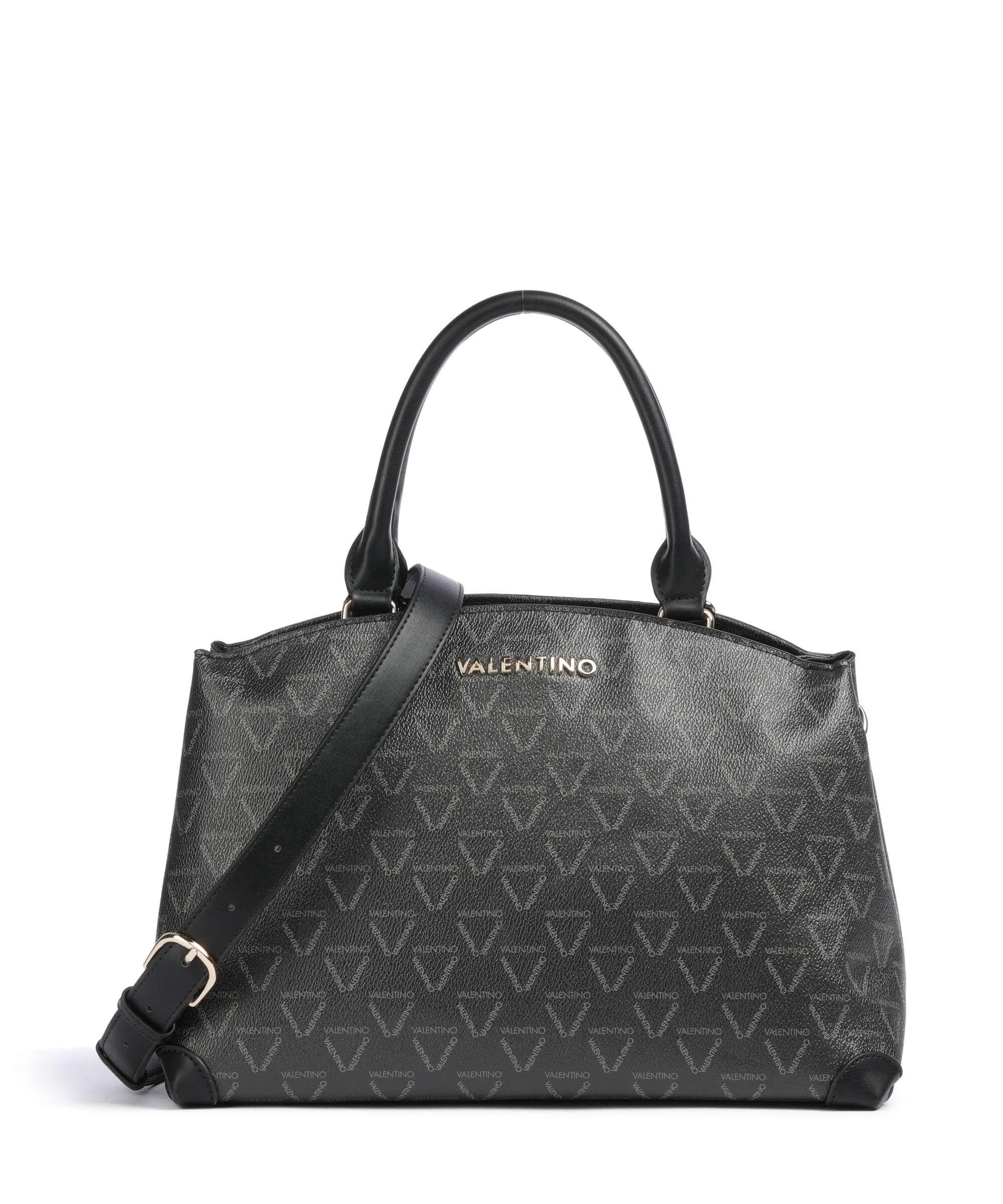  Valentino Bags Lady Re Borsa a mano poliuretano nero  
