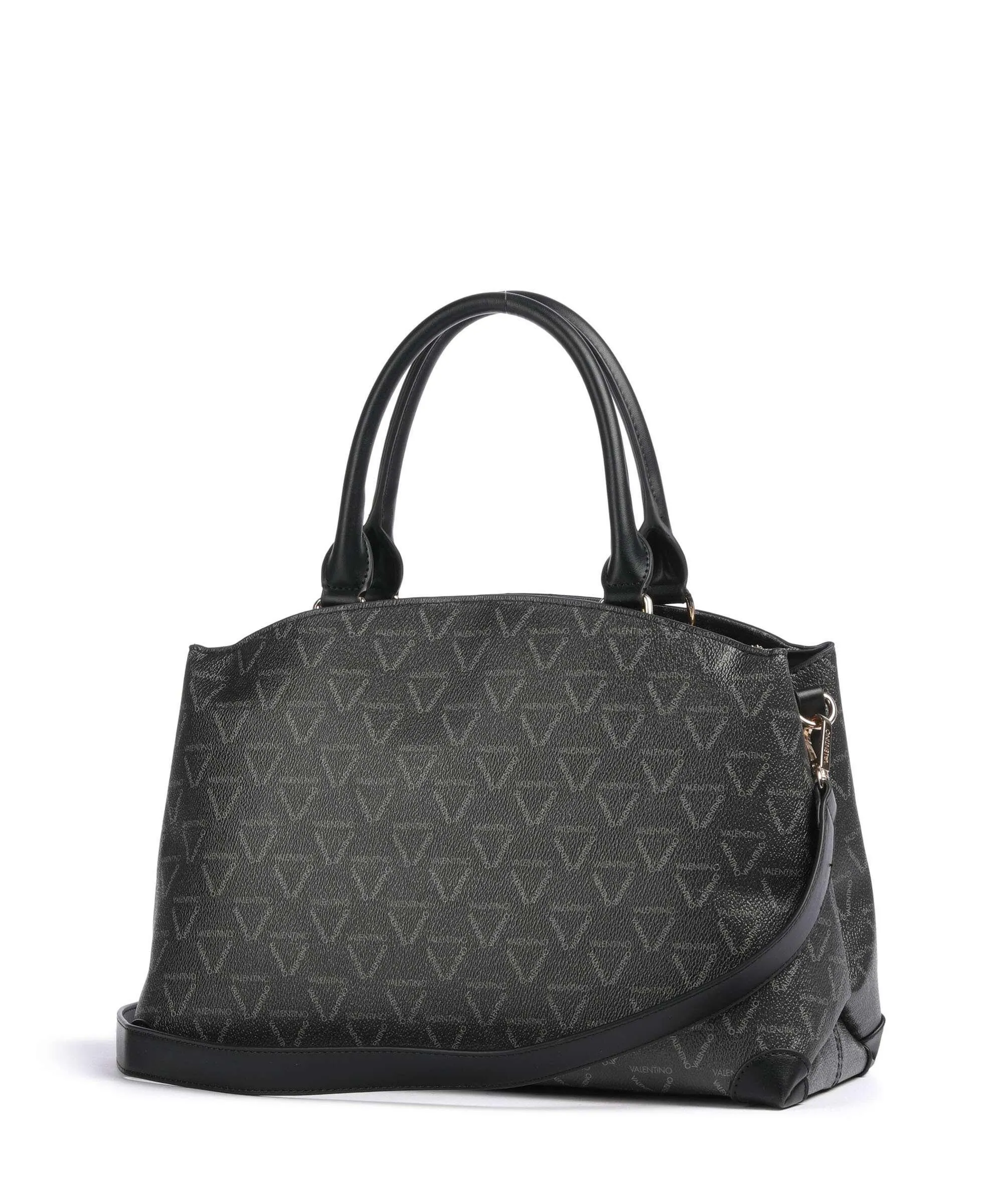  Valentino Bags Lady Re Borsa a mano poliuretano nero  