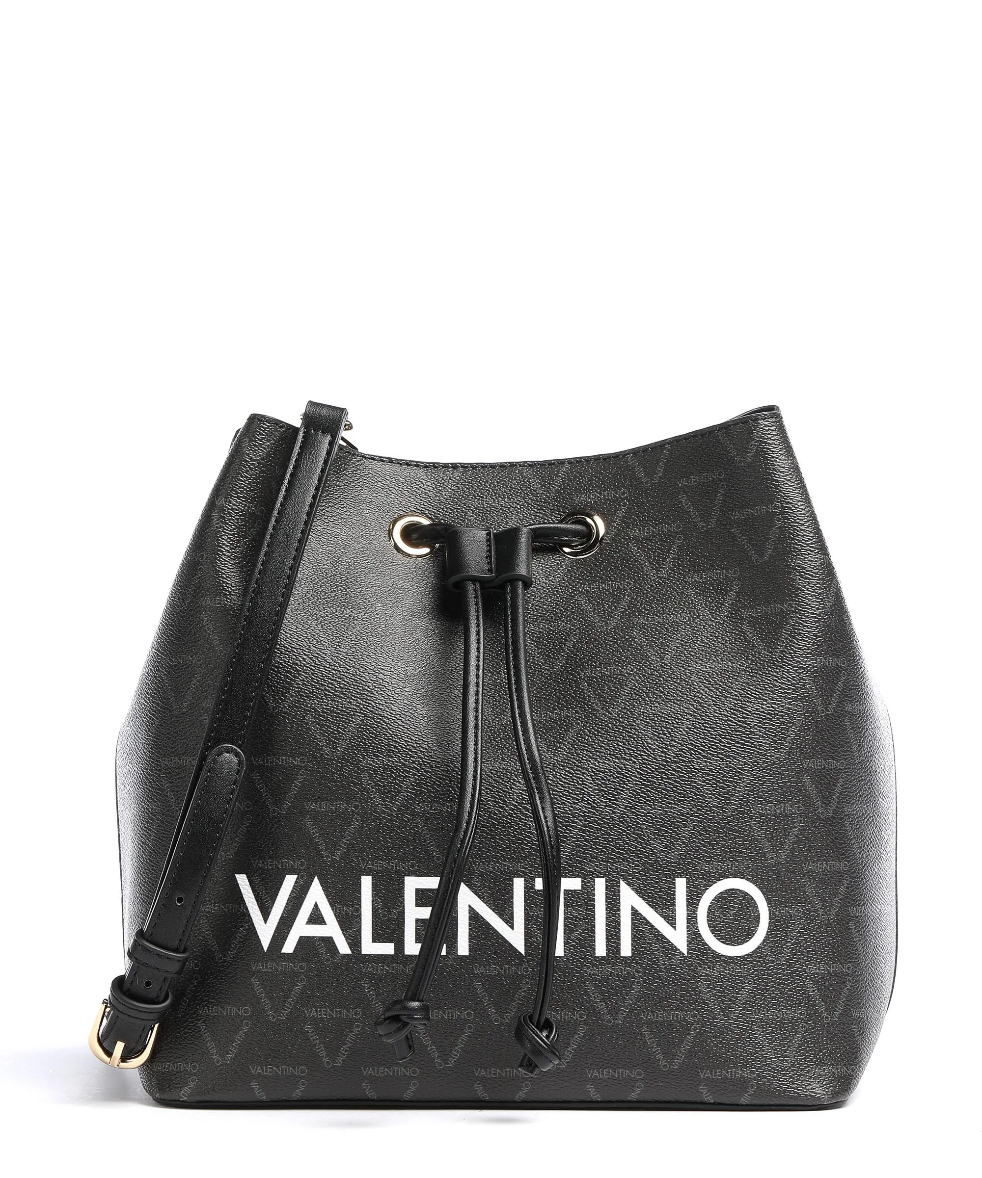  Valentino Bags Liuto Borsa a secchiello pelle sintetica nero  