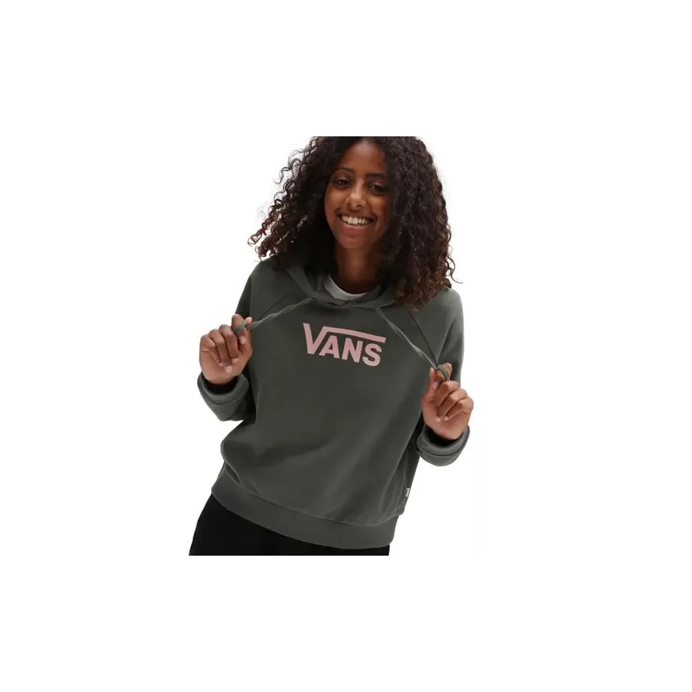 VANS FELPA BOXY - DONNA - VERDE - G37WJ1