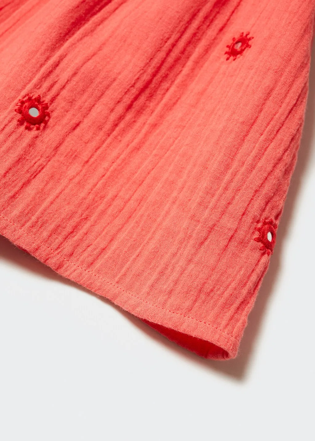 Vestito dettaglio increspato