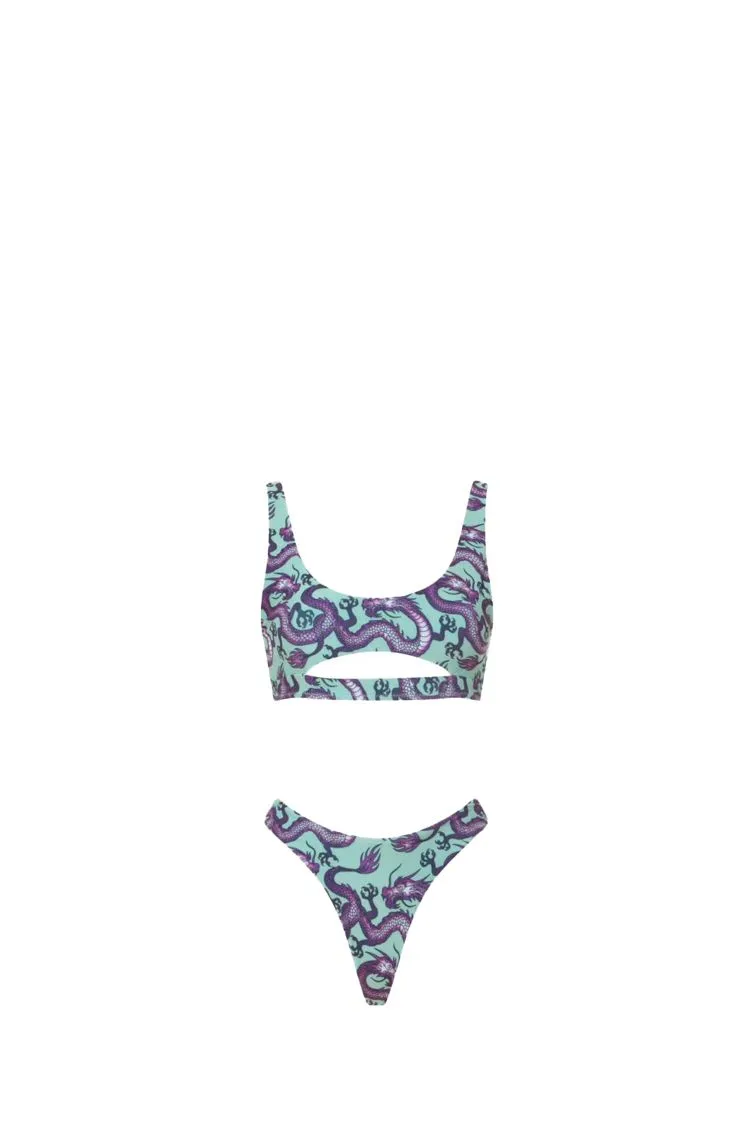 W CLEO TOP+SLIP CB5040 60736_30884 DRAGO VERDE-DRAGO VE WMN