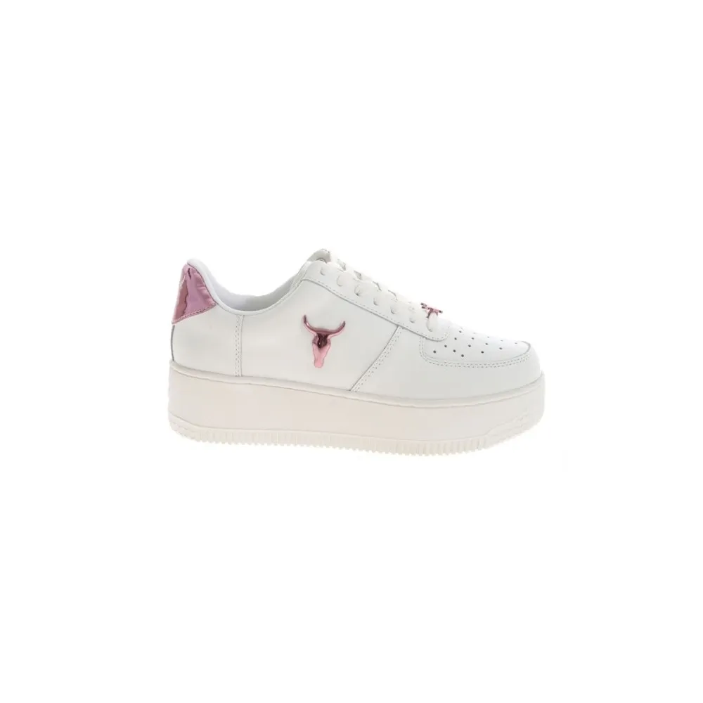 WINDSOR SMITH - RICH BRAVE WHITE+PALE PINK