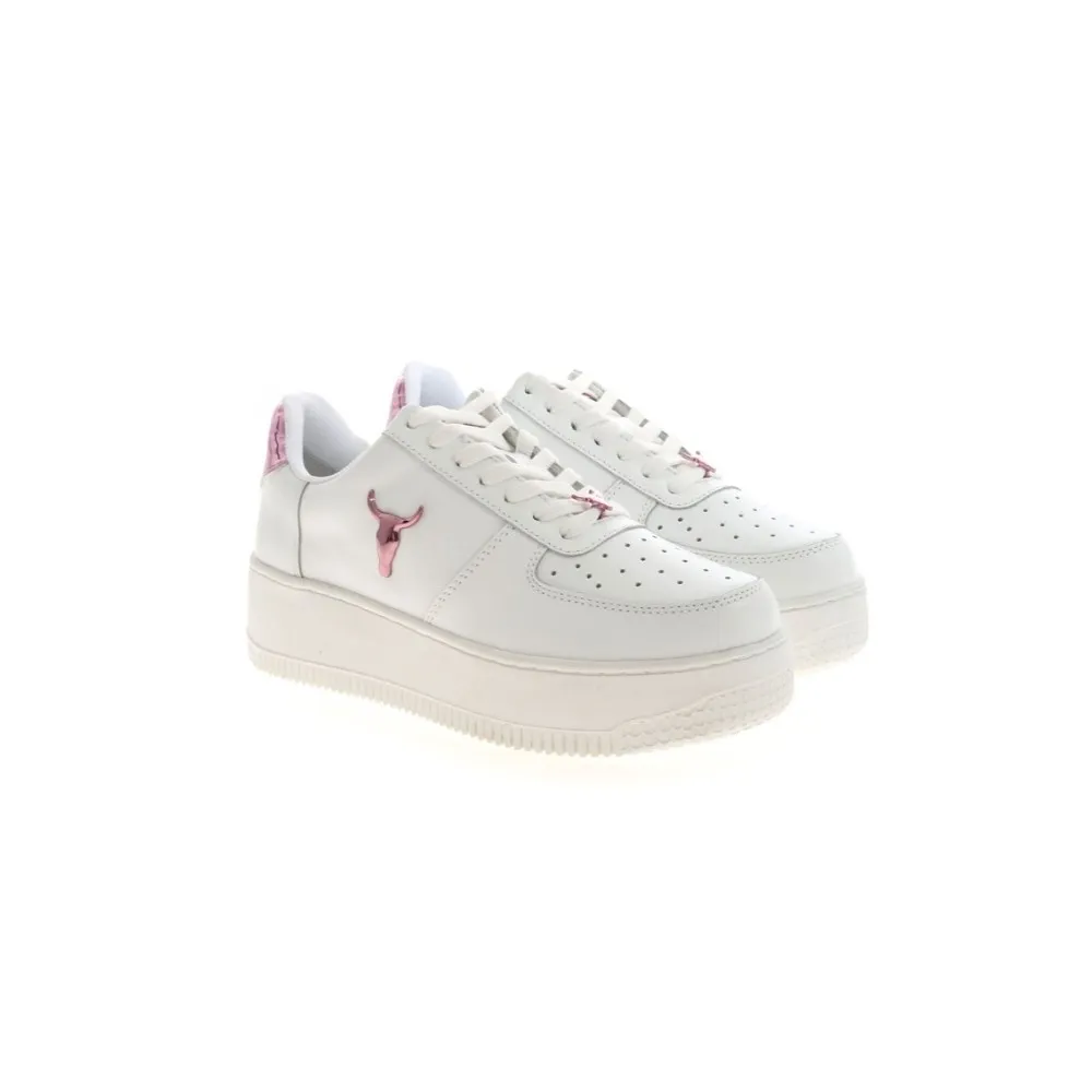 WINDSOR SMITH - RICH BRAVE WHITE+PALE PINK