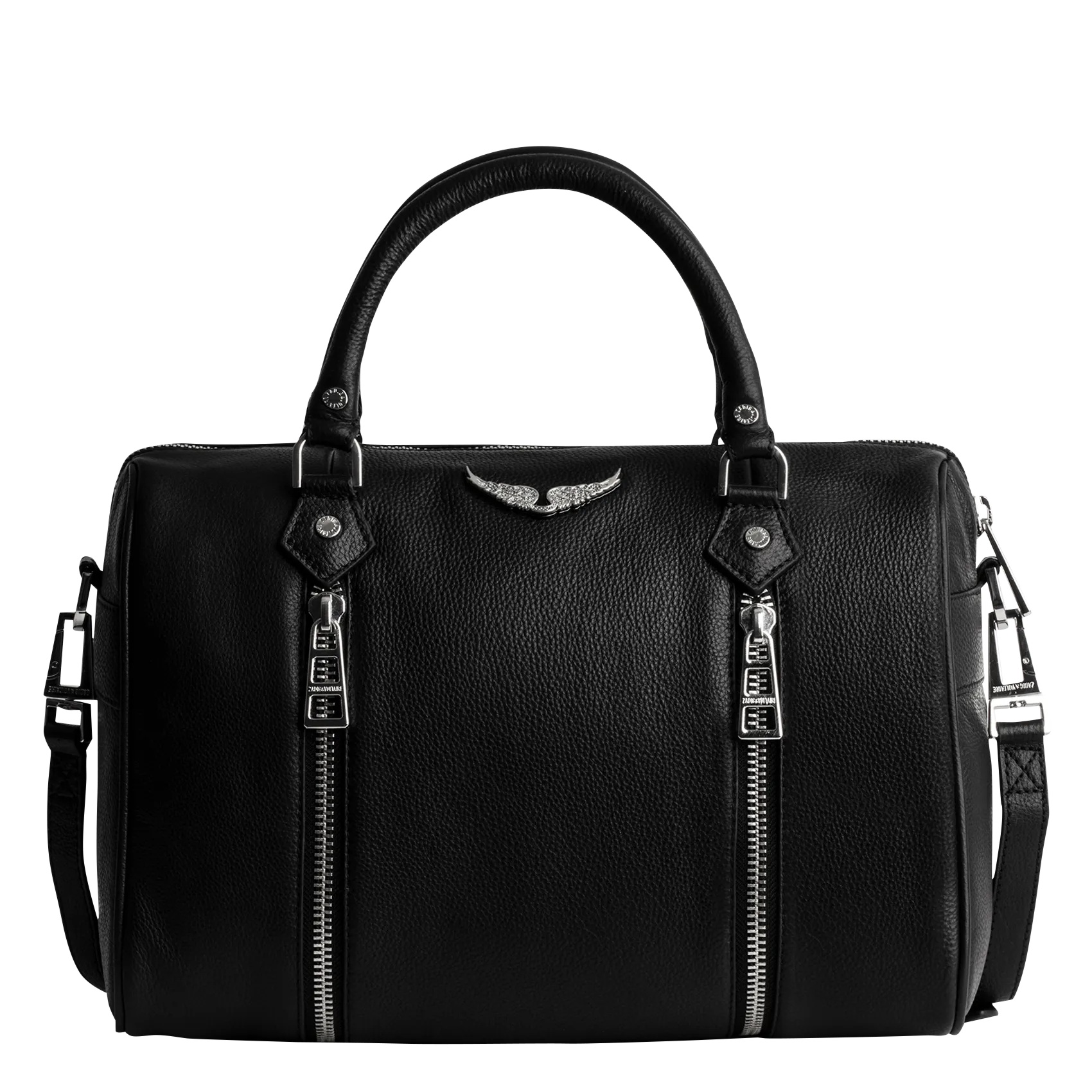  ZADIG&VOLTAIRE   SUNNY MEDIUM - Bauletto in pelle martellata | Nero