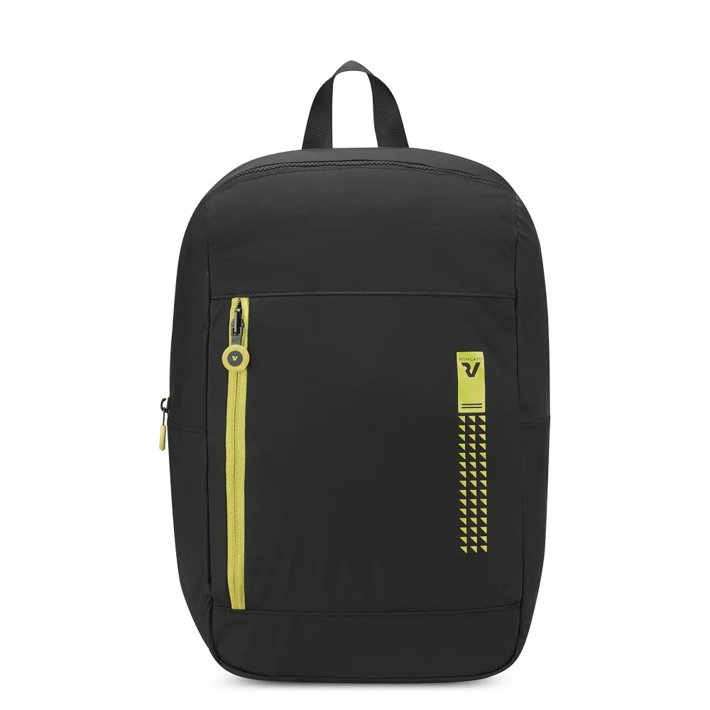 ZAINO CABINA PIEGHEVOLE RONCATO COMPACT NEON 412010 77 NERO/LIME