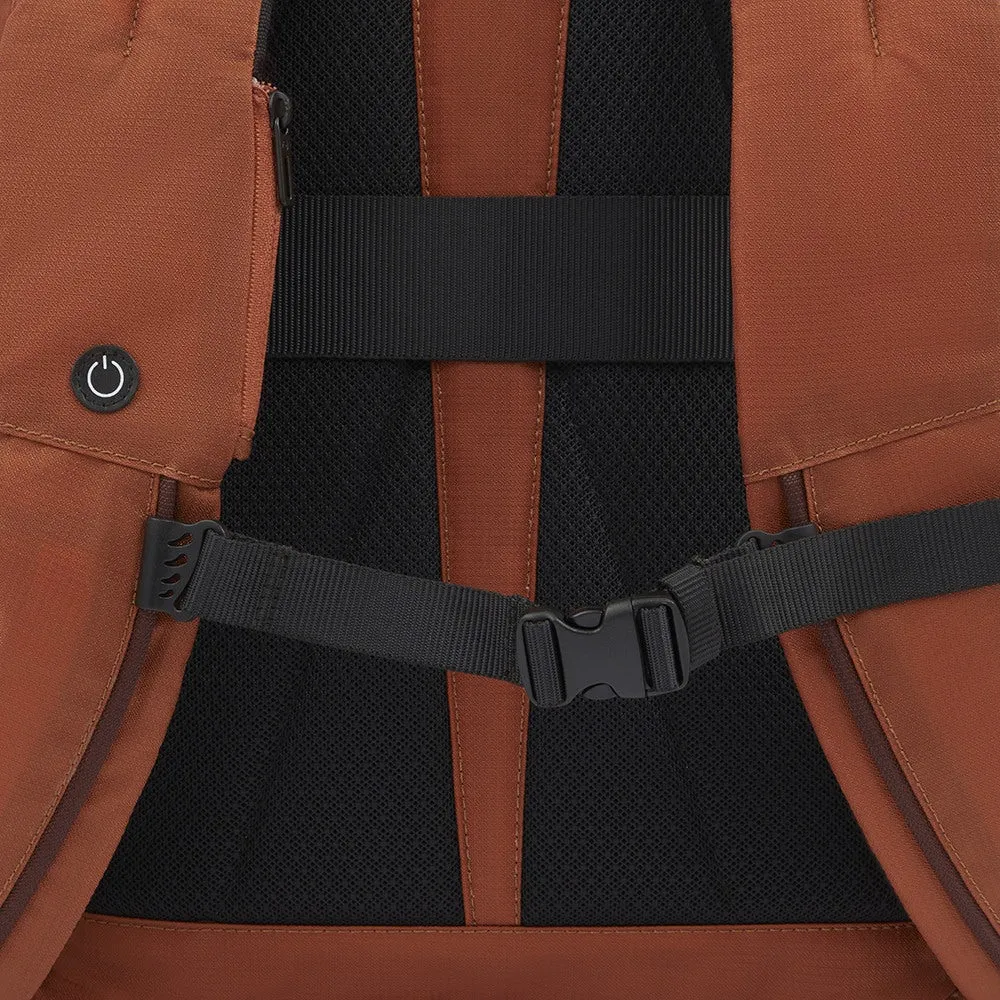 Zaino da Bici PIQUADRO in Nylon Riciclato Arancione con Porta Pc 14 Linea Arne - CA5999S125L